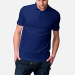 Camiseta Tipo Polo Tela Piqué 100% Algodón